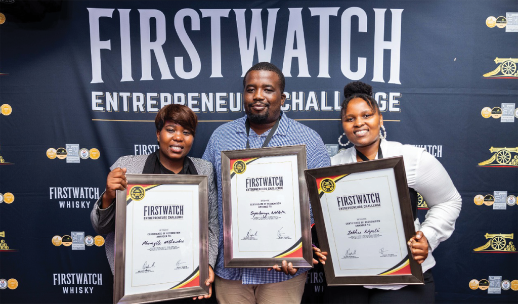 Siyabonga Ndlela wins the 2022 Firstwatch Whisky, Entrepreneurs Challenge